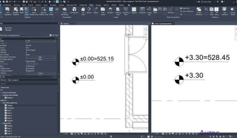 Как в Revit да изпишем ±0.00 автоматично