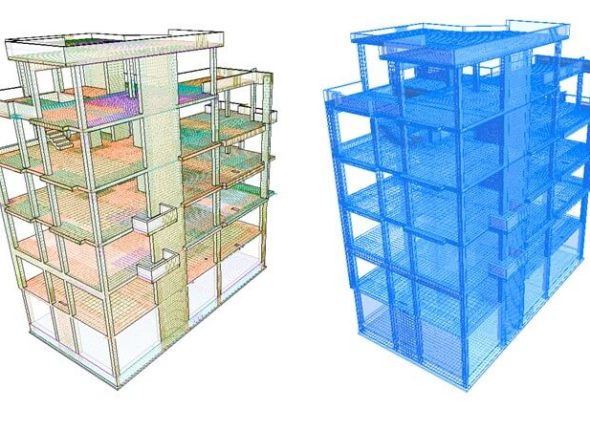 3D армировка в Revit в основен и Linked модел